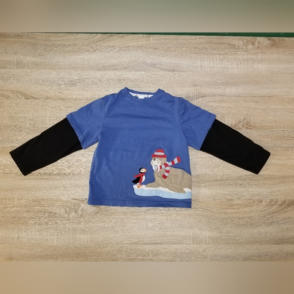 2009 vguc Janie & Jack walrus & puffin tee - Picture 8 of 16